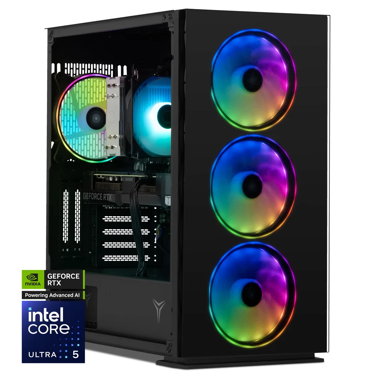 YEYIAN YEYIAN YPI-YA225FC-5701N gaming PC Intel Core Ultra 5 225F RTX 5070 32GB DDR5 1TB NVMe — photo du produit