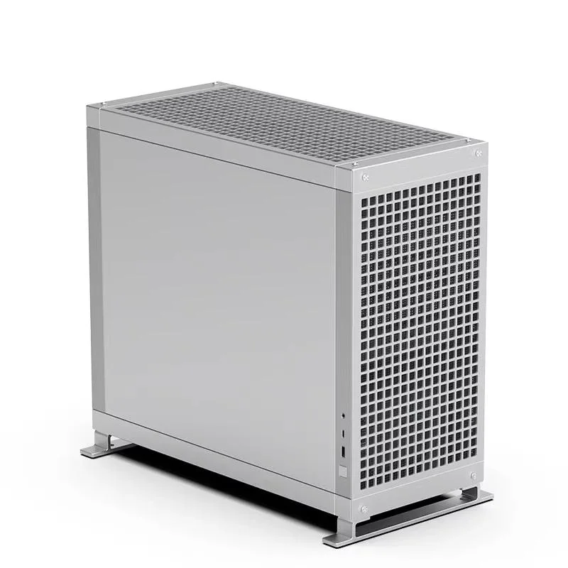 Corn Electronics Corn Electronics Pixel One All Aluminum PC Case Silver — product photo
