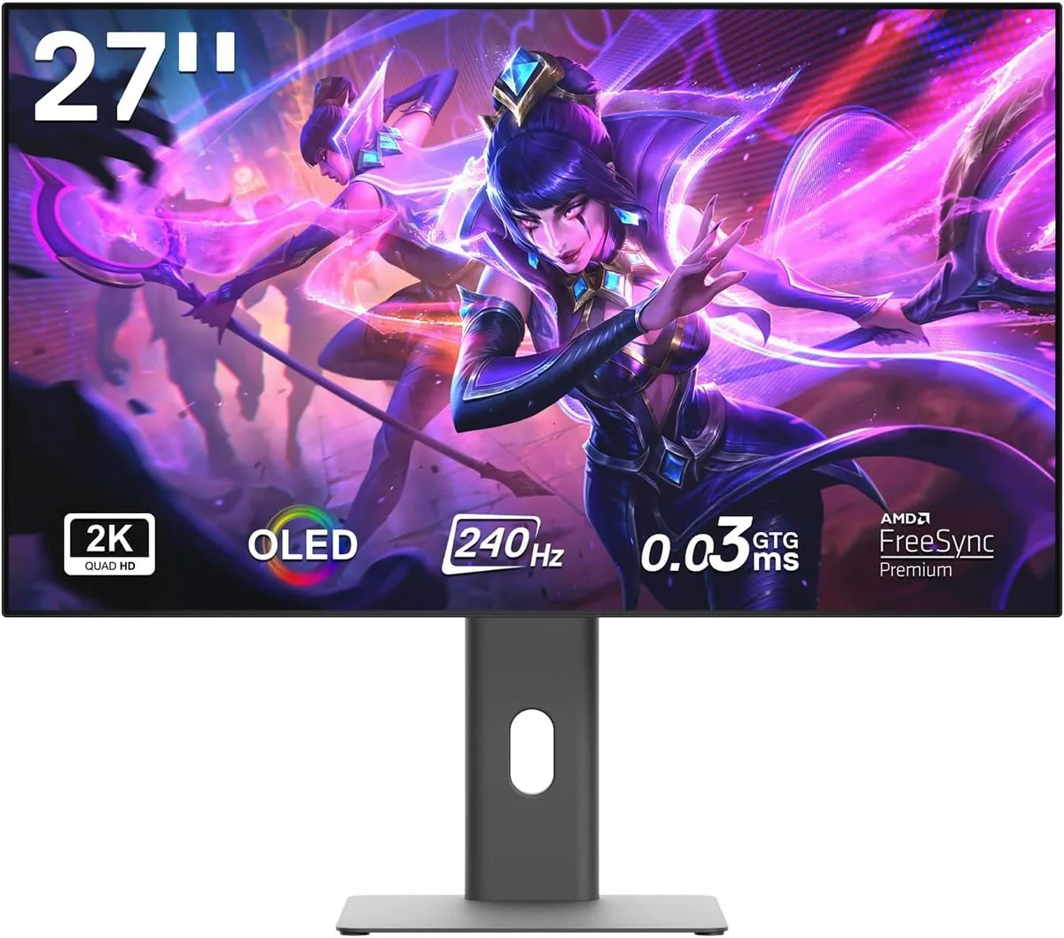 Redragon Redragon 27" OLED Gaming Monitor QHD 240Hz .03ms GTG — photo du produit