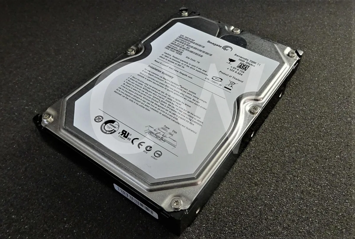 Seagate Seagate ST31500341AS Barracuda 7200.11 1.5TB 7200RPM 32MB 3.5" SATA internal hard drive — zdjęcie produktu