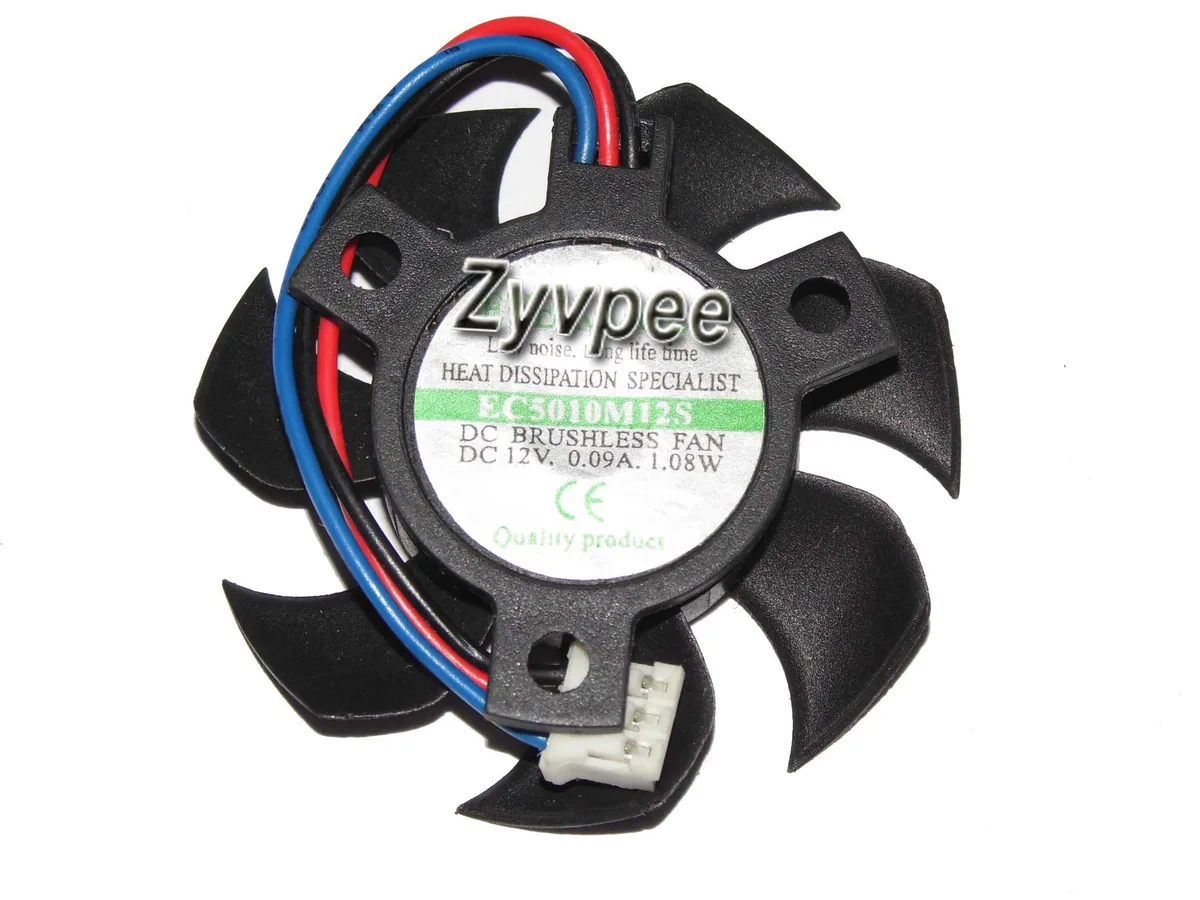 Zyvpee Zyvpee EVERCOOL EC5010M12S 12V .09A 3 Pin case fan — 商品写真