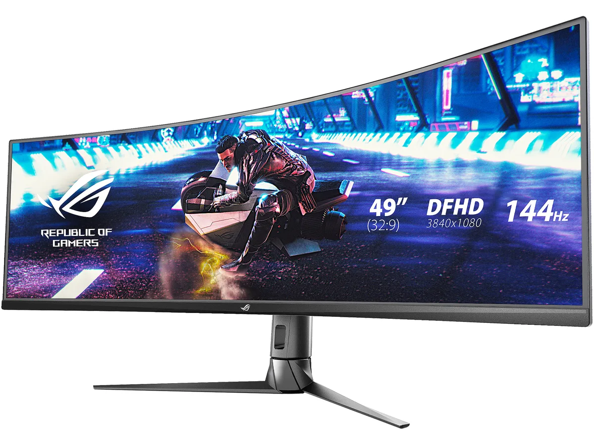 ASUS ASUS ROG Strix XG49VQ 90LM04H0-B011B0 49" 32:9 3840x1080 144Hz gaming monitor — Produktfoto