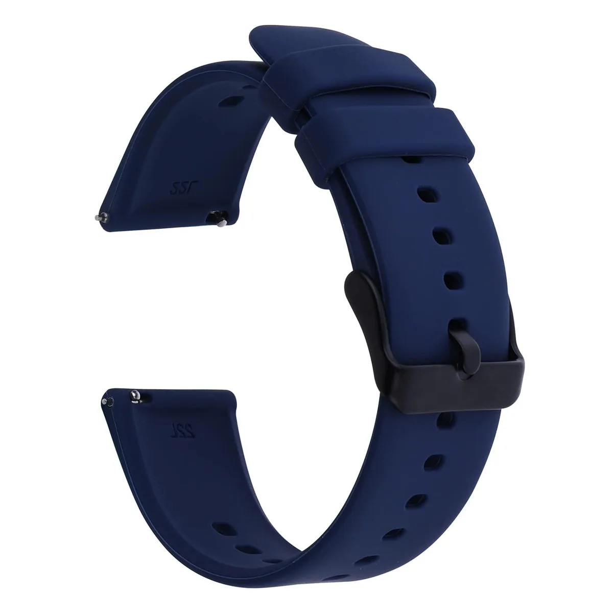  TIESOME 547698-SALZZ-B 22mm Blue Silicone Watch Accessory — zdjęcie produktu