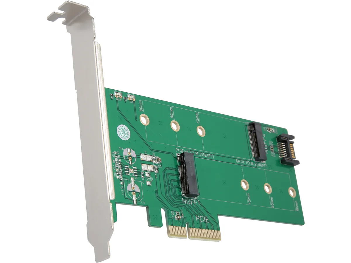 Vantec Vantec UGT-M2PC200 dual M.2 expansion card — foto produk