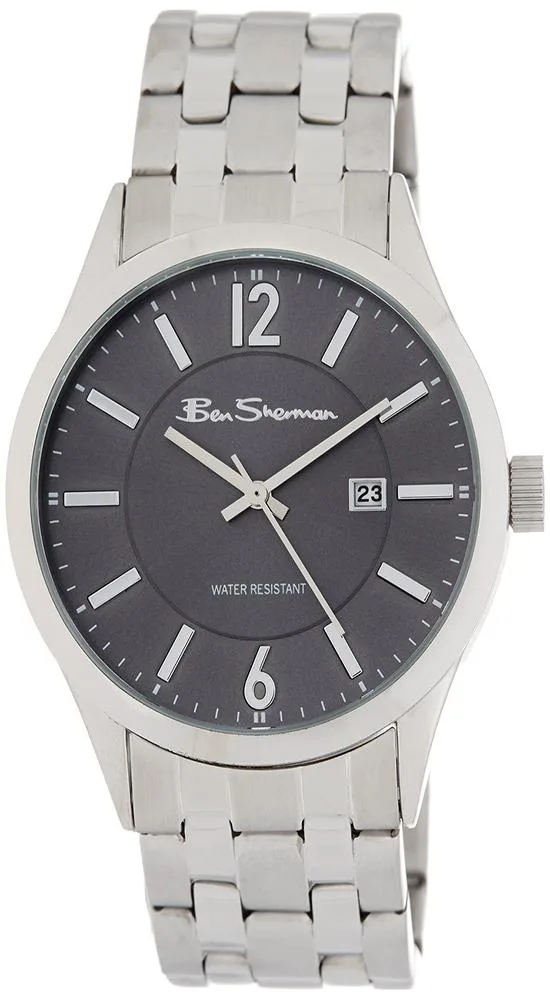 Ben Sherman Ben Sherman BS103 Stainless Steel Quartz Watch Gray Dial — produktbilde