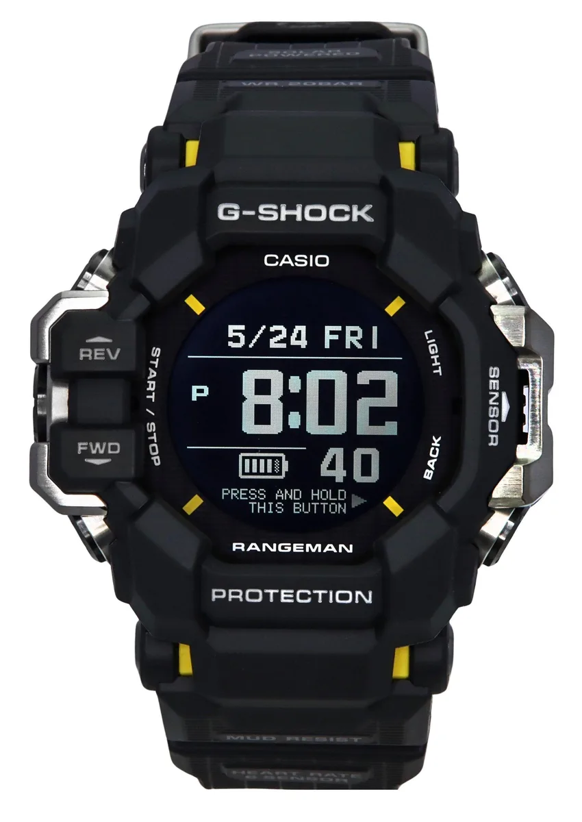 CASIO CASIO G-SHOCK Rangeman Master Of G-Land Solar GPRH1000-1 200M Watch — produkto nuotrauka