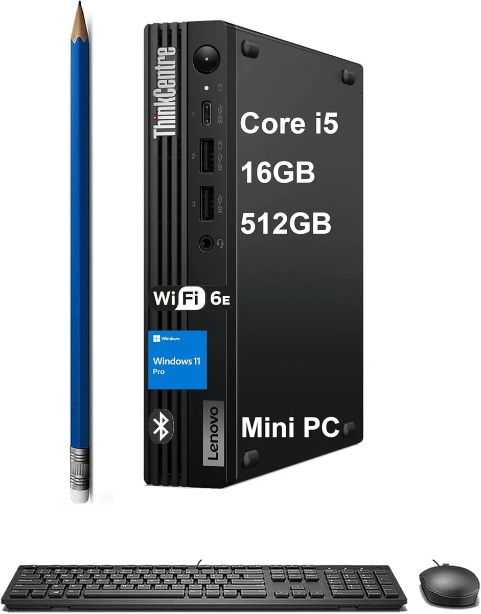 Lenovo Lenovo ThinkCentre M70q Gen 5 Tiny Desktop PC i5-14400T 16GB 512GB NVMe — photo du produit