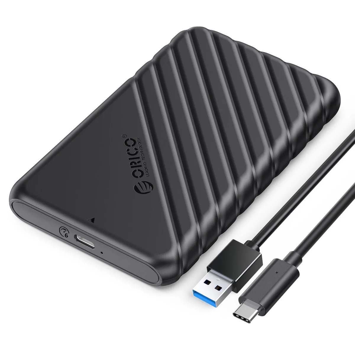 Orico Orico 2.5" SATA USB-C Enclosure 6Gbps 6TB Black — product photo