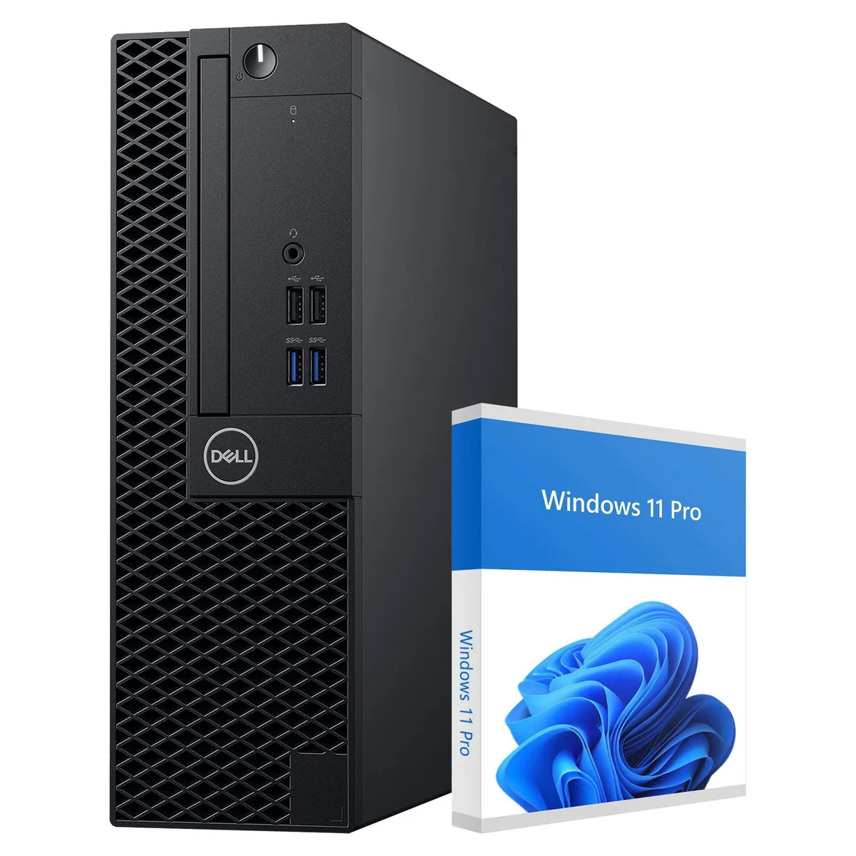 Compact black Dell OptiPlex 3070 small form factor desktop