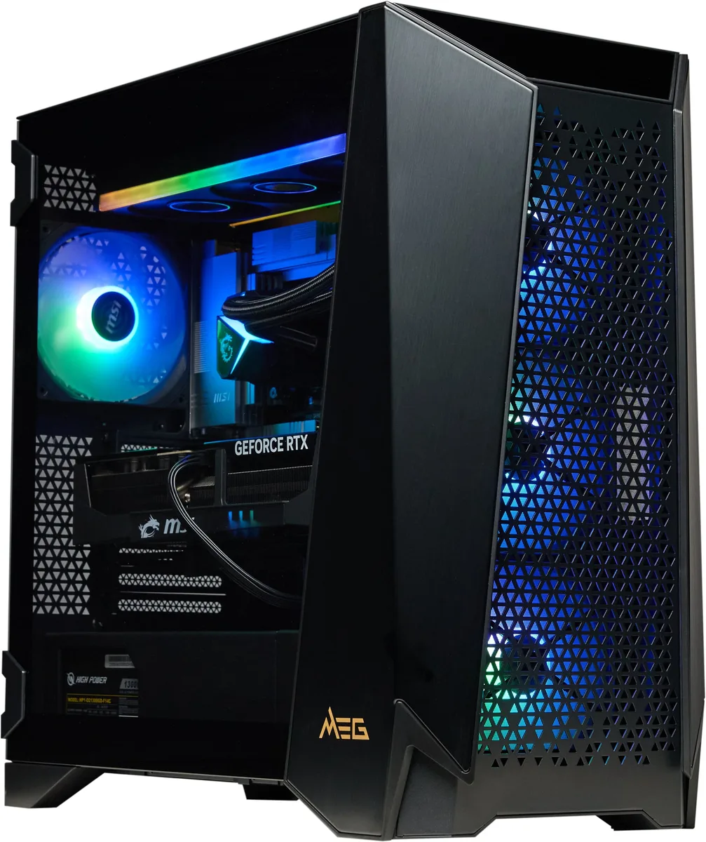 MSI MSI Infinite ZS 9NVR-1482US gaming PC Ryzen 9 9900X3D 32GB DDR5 2TB NVMe RTX 5070 Ti — photo du produit