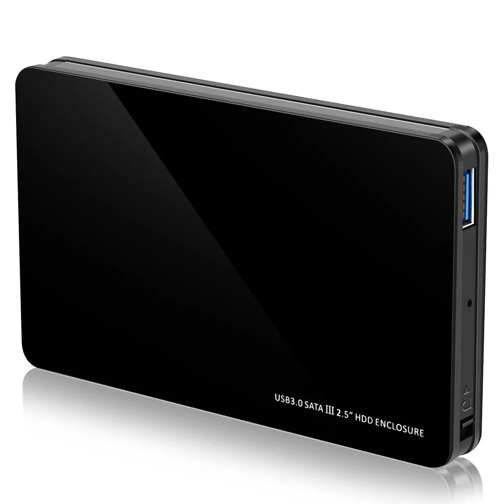 Corn Electronics Corn Electronics 1 Bay USB 3.0 2.5" SATA Aluminum Enclosure Black — 商品写真