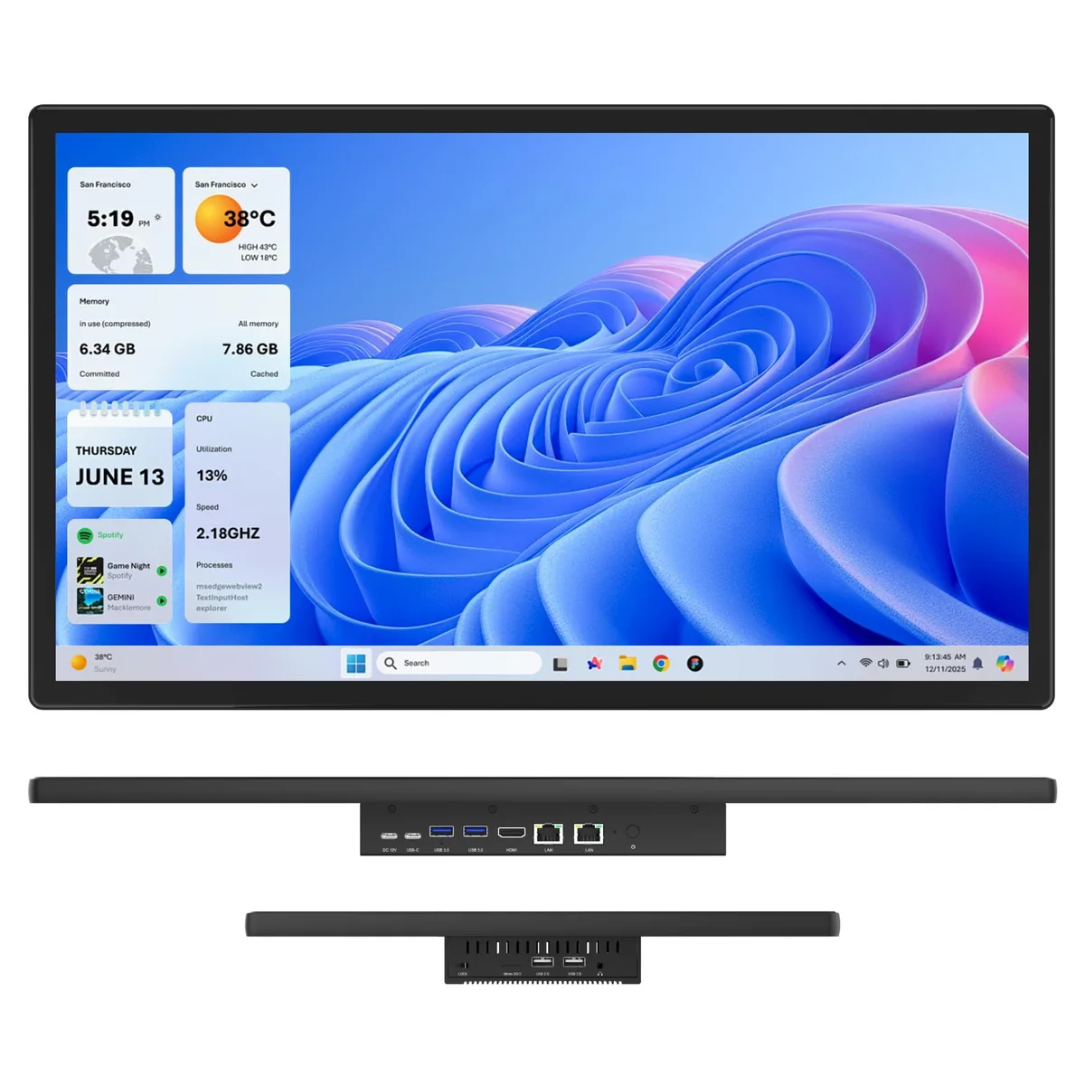 Higole Higole 21.5" All-in-One PC N100 8GB 128GB — foto produk