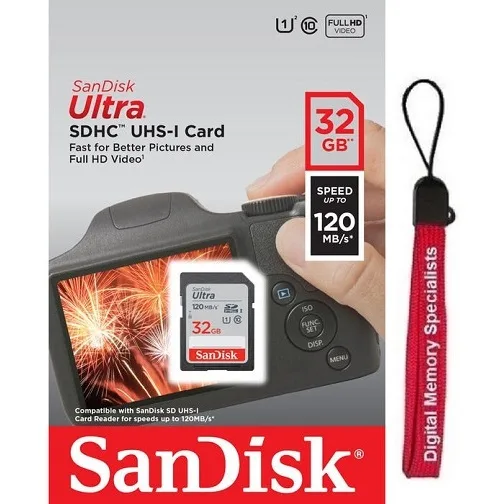 SanDisk SanDisk Ultra SDHC 32GB UHS-I U1 120MB/s SDSDUN4-032G-GN6IN — φωτογραφία προϊόντος