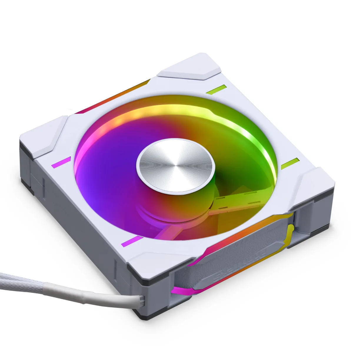 Phanteks Phanteks PH-F120D30_DRGB_PWM_WT01 120mm 30mm DRGB PWM case fan White — photo du produit