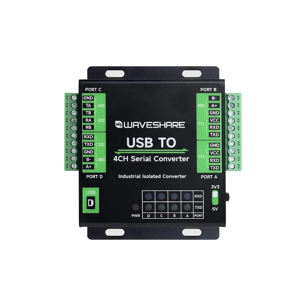 LORDWORLD LORDWORLD FT4232HL 4-Channel USB Serial Converter Development Board — produktfoto