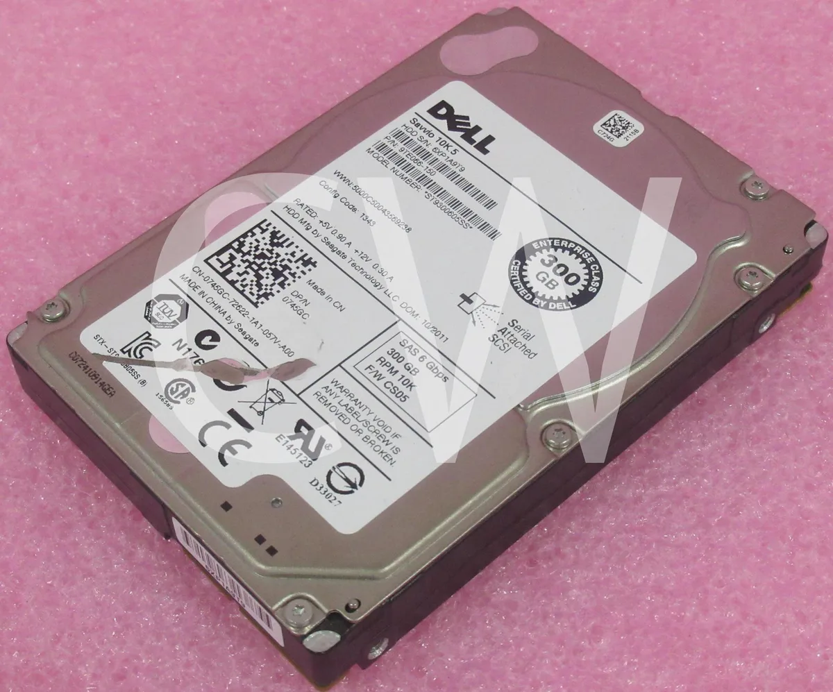 Seagate Seagate ST9300605SS 745GC 0745GC 300GB 10000RPM 6Gb/s 64MB 2.5" SAS internal hard drive — produktbild