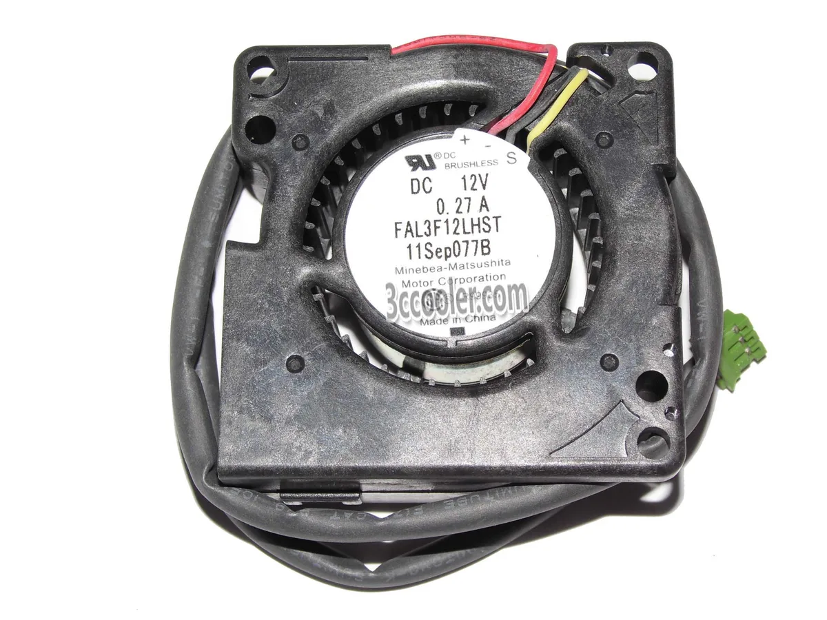 OEM Industries OEM Industries FAL3F12LHST 5020 50mm 12V .27A 3 Pin centrifugal blower CPU cooler — photo du produit
