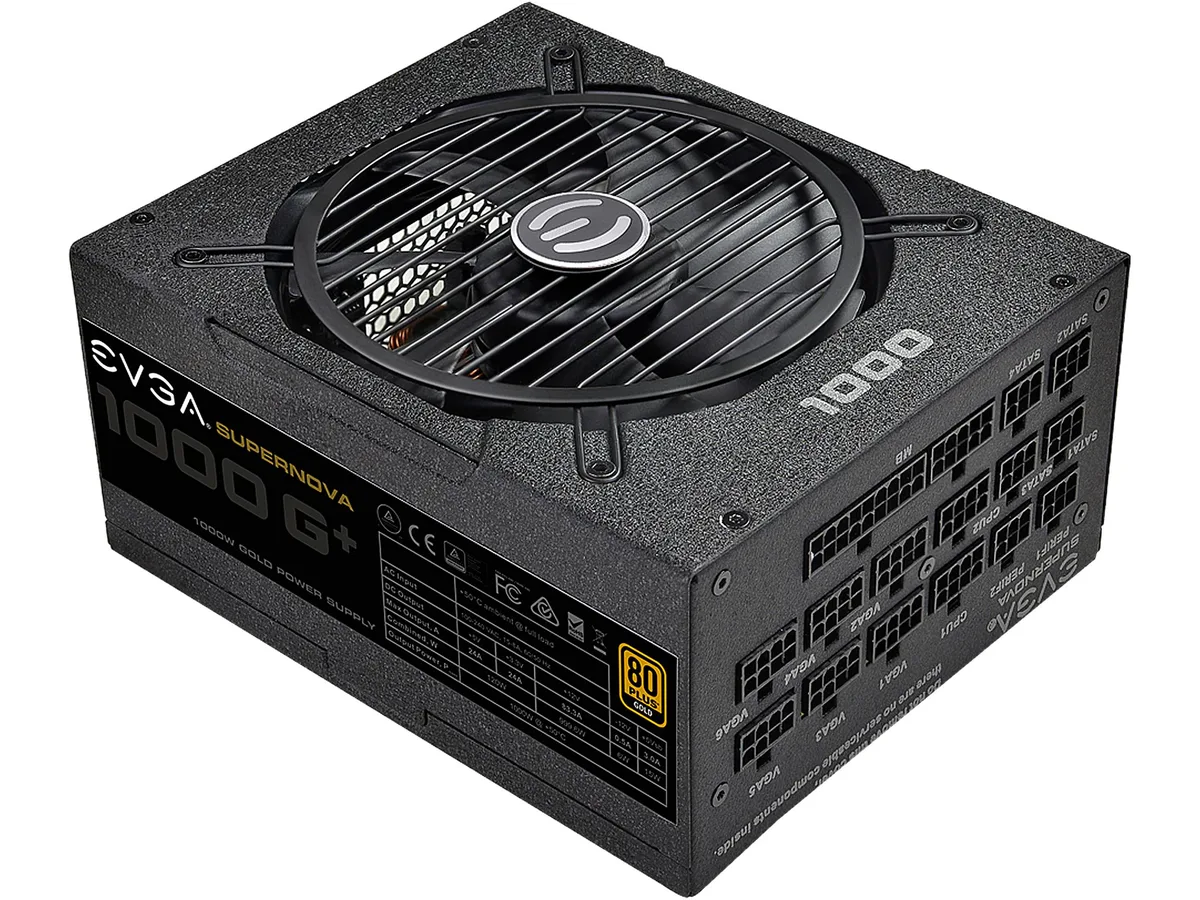 EVGA EVGA SuperNOVA 1000 G+ 1000W Fully Modular Power Supply 120-GP-1000-X1 — photo du produit