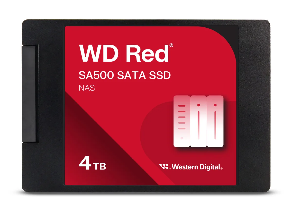 Silver 2.5 inch SATA SSD with black label
