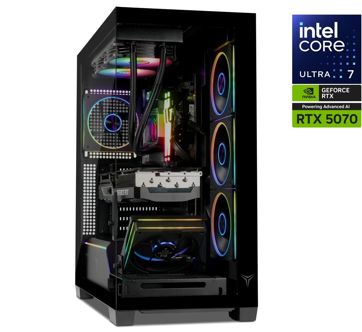 YEYIAN Astra X mid-tower gaming desktop in black finish