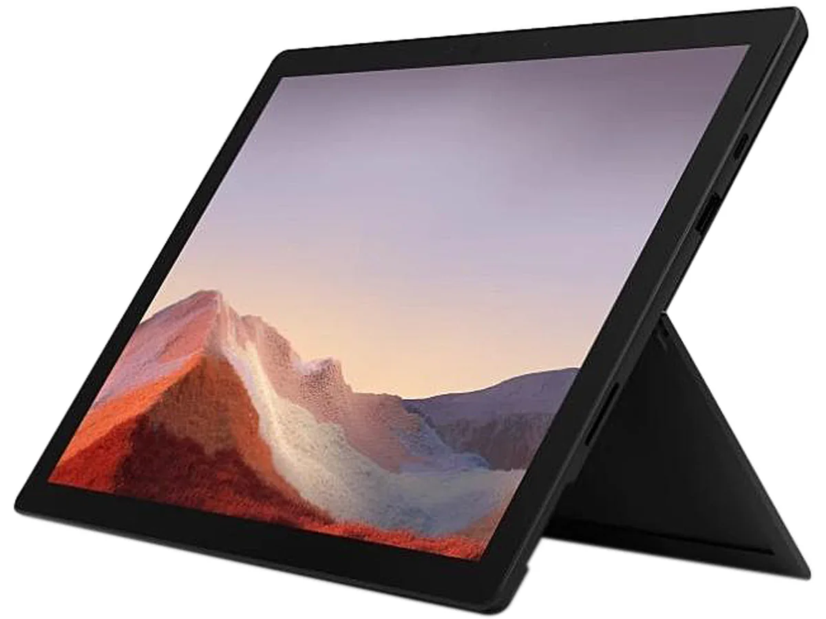 Microsoft Microsoft Surface Pro 7 PWG-00003-R 2-in-1 laptop i7-1065G7 16 GB 256 GB 12.3" Matte Black refurbished — Produktfoto