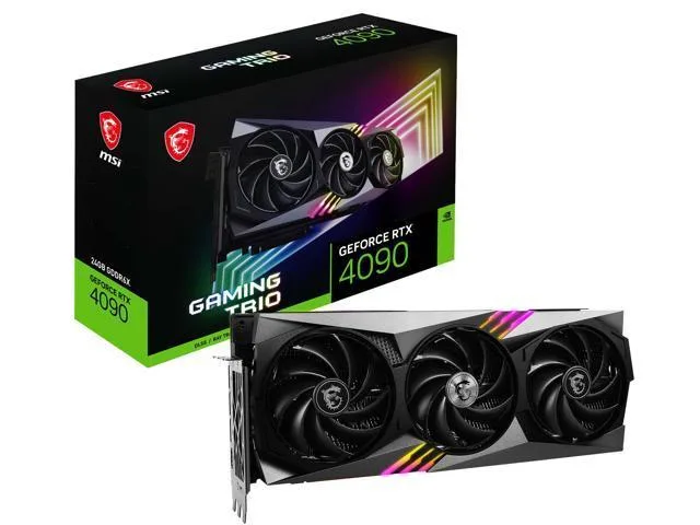 MSI MSI GeForce RTX 4090 Gaming Trio 24G graphics card — photo du produit