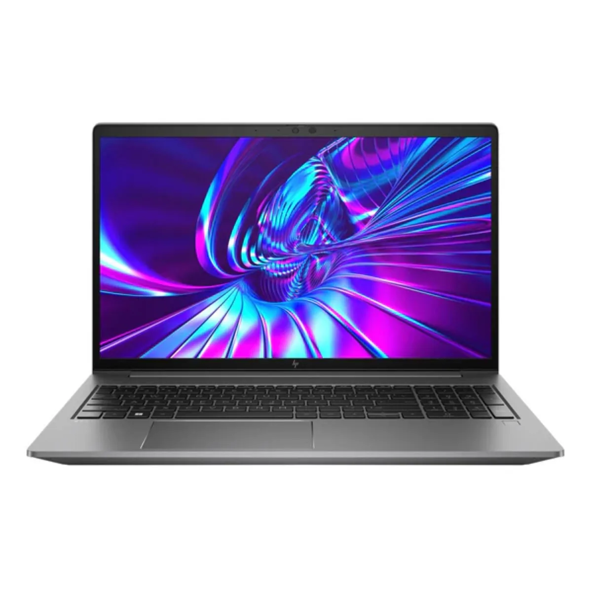 Gray HP ZBook Power G9 15.6 inch laptop with minor scratches and dent