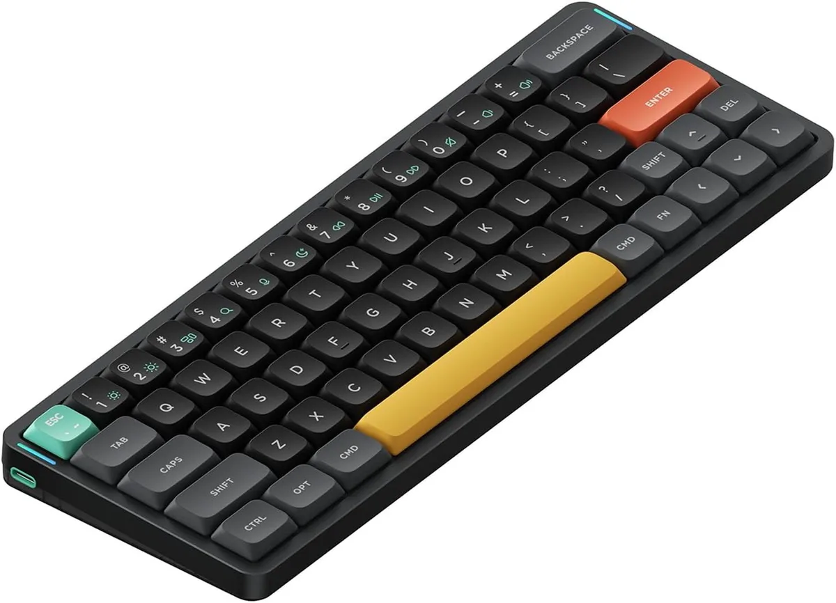 TUKO TUKO Air60 V2 60% Low Profile Mechanical Gaming Keyboard Gateron Moss Switch — product photo