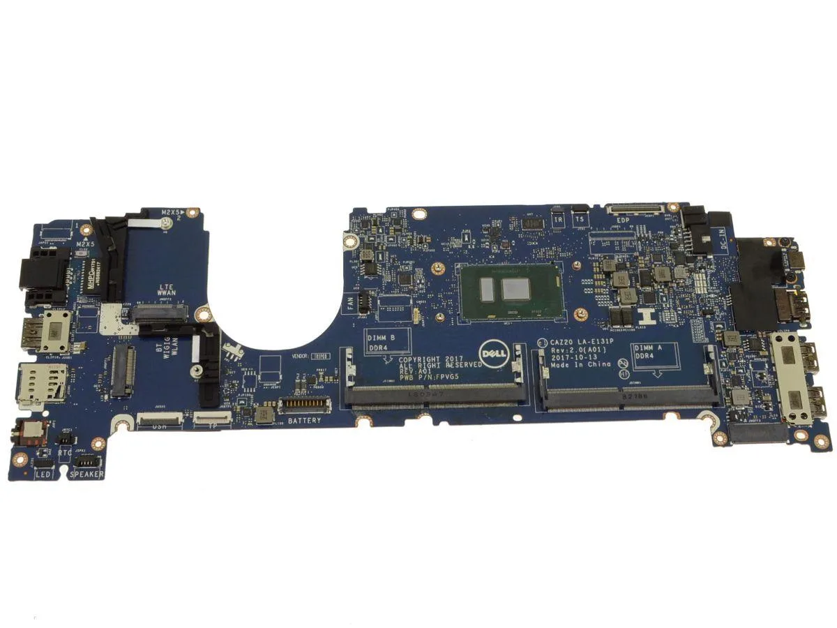 DELL DELL Latitude 7480 Motherboard i5-7300U 2.6GHz Thunderbolt 3 CY3FD — photo du produit