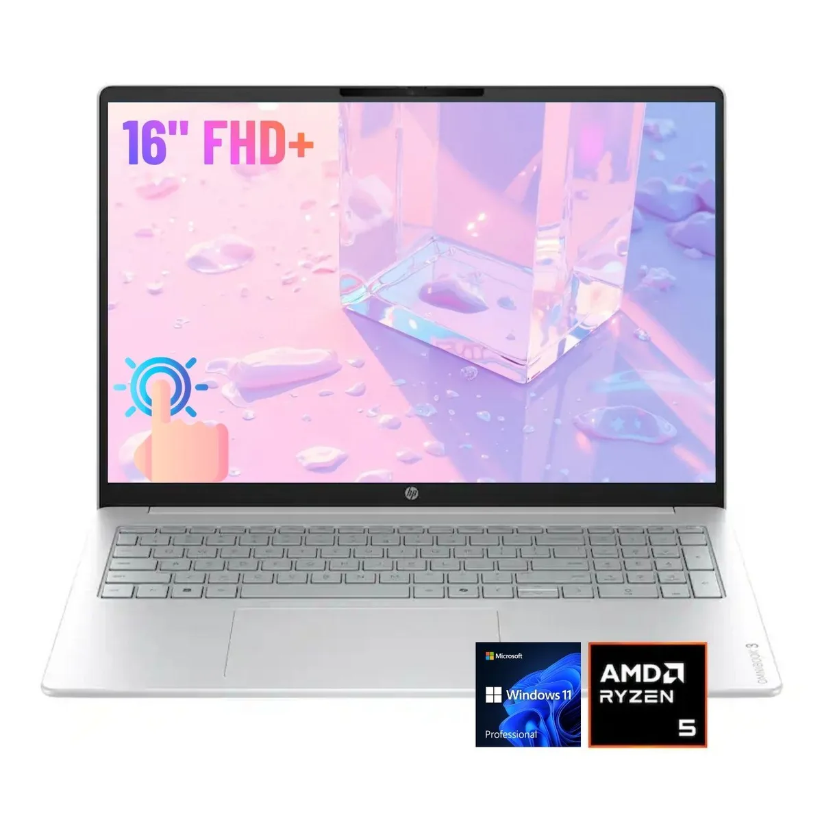 HP HP OmniBook 3 16" 2K Touchscreen AMD Ryzen 5 40 16GB 512GB laptop — product photo