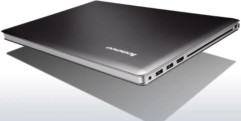 Gunmetal aluminium ultrabook with 14 inch non-touch display