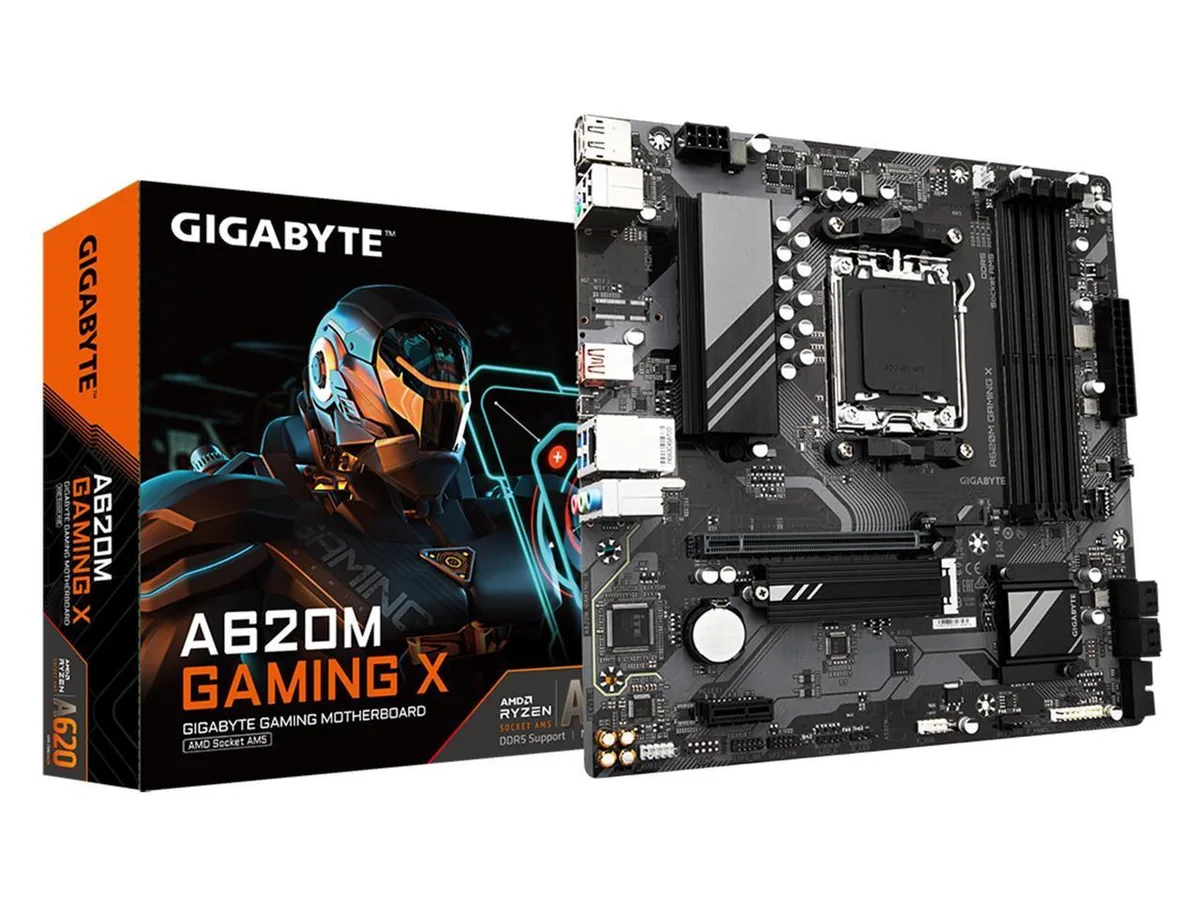 GIGABYTE GIGABYTE A620M GAMING X AMD motherboard — product photo