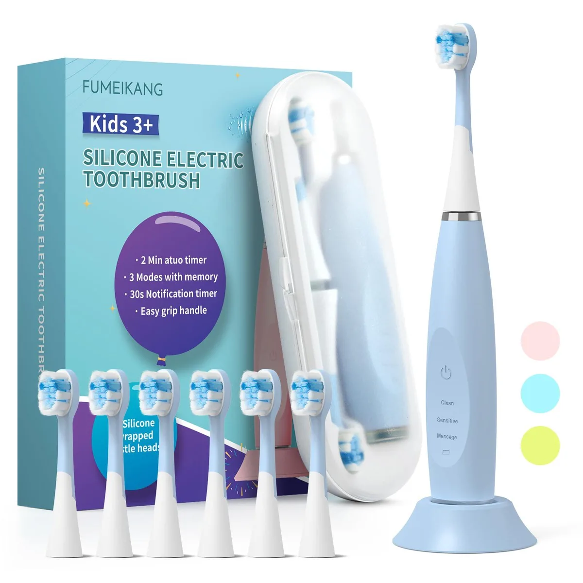  Waterpik FUMEIKANG STB1001 Sonic Electric Toothbrush Blue — product photo