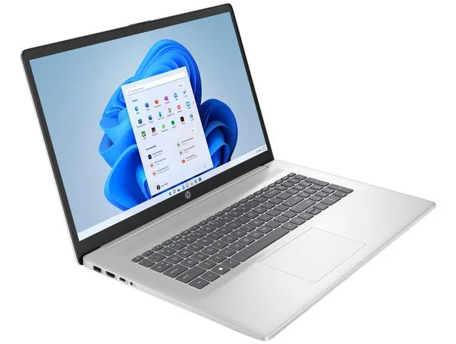 HP HP 17 laptop Intel Core i3-1115G4 16GB DDR4 256GB NVMe 17.3" HD+ Silver — photo du produit