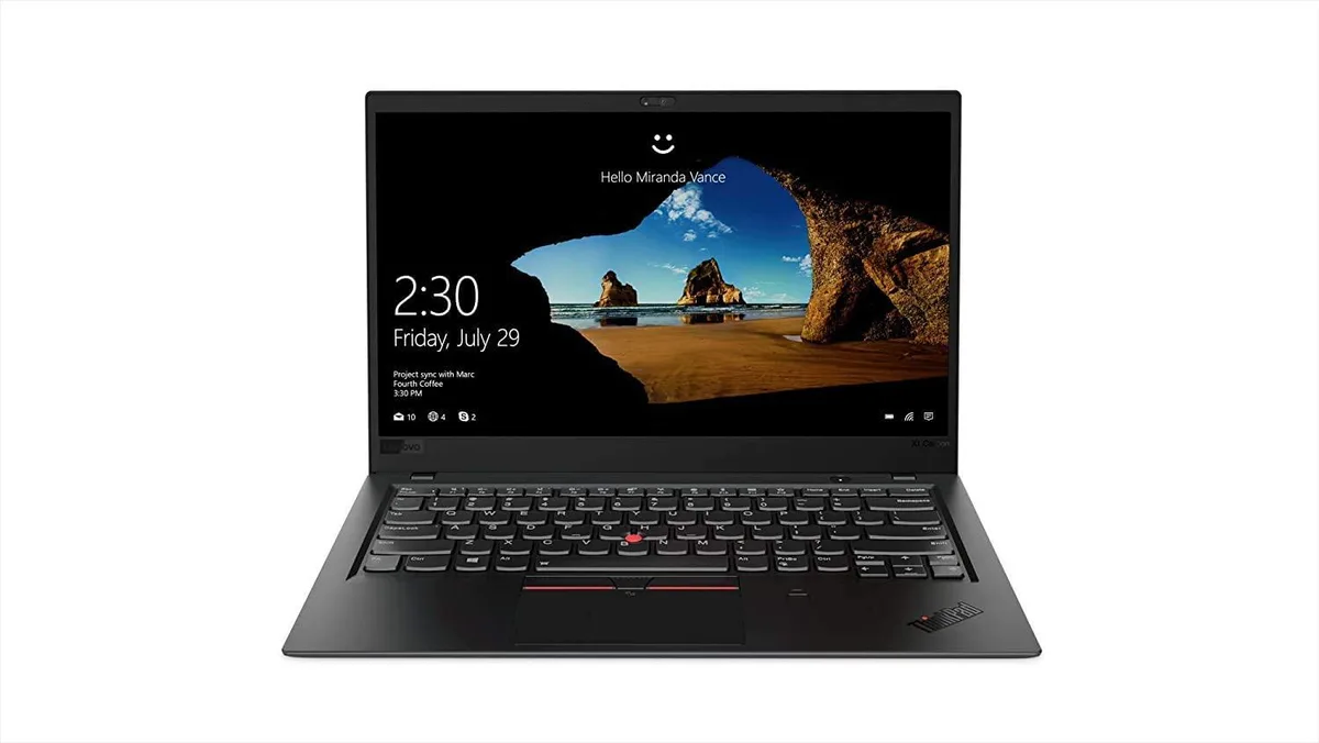 Lenovo Lenovo X1 Carbon 6th Gen laptop i5-8350U 8GB 256GB NVMe 14 FHD — photo du produit