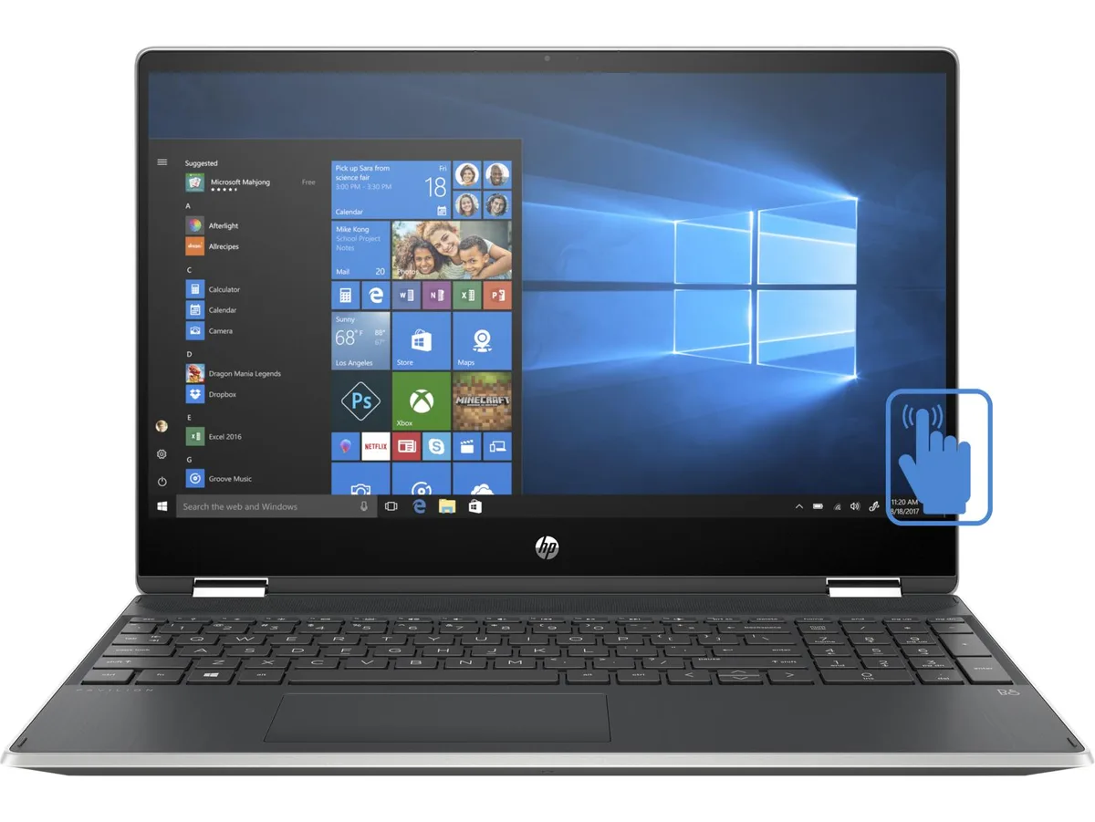 HP HP Pavilion 15-dq1020nr laptop i5-10210U 8GB 512GB NVMe 15.6" touch — photo du produit
