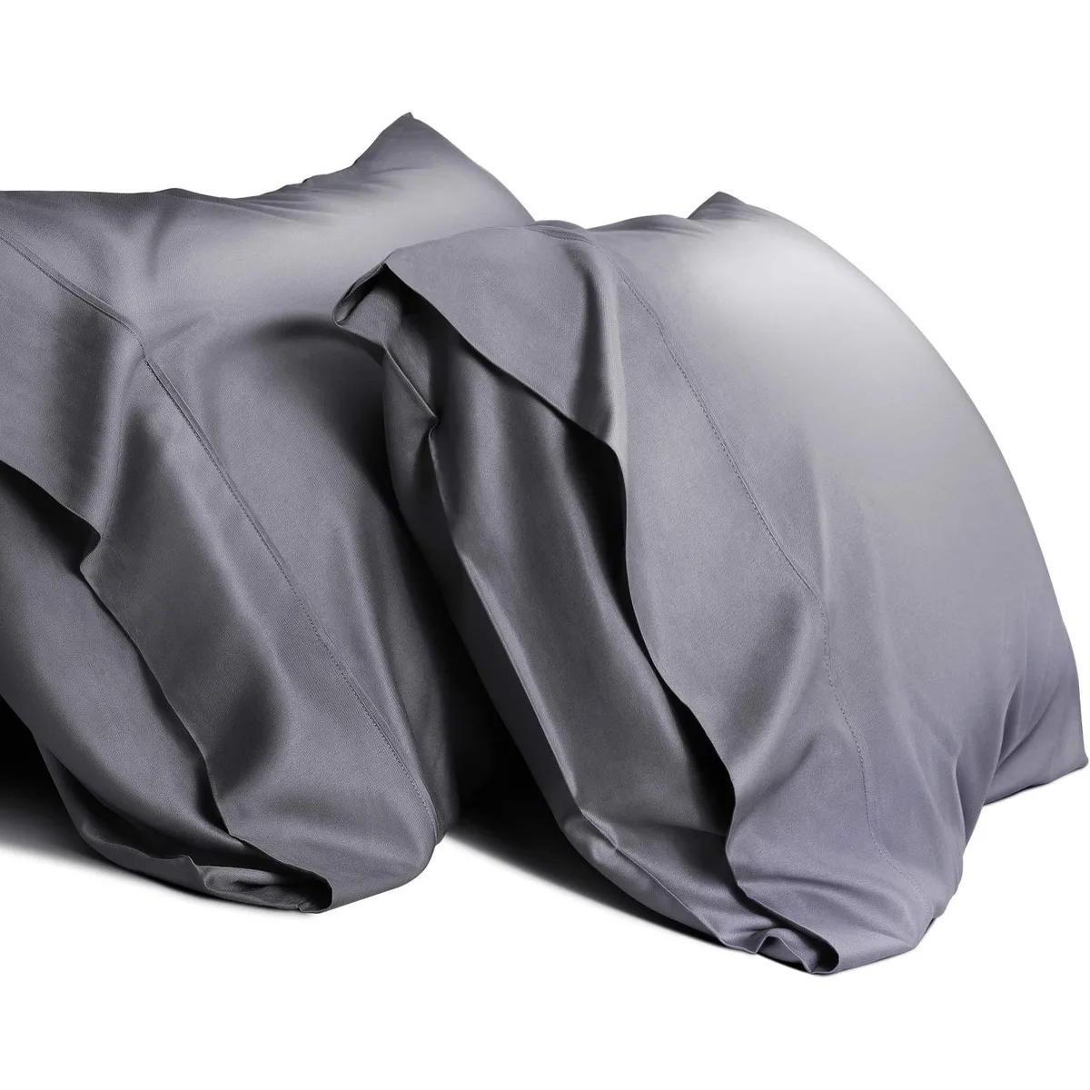  CANMOV Bamboo Viscose Rayon Pillowcases 2 Pack Dark Grey 20x30in — 商品照片