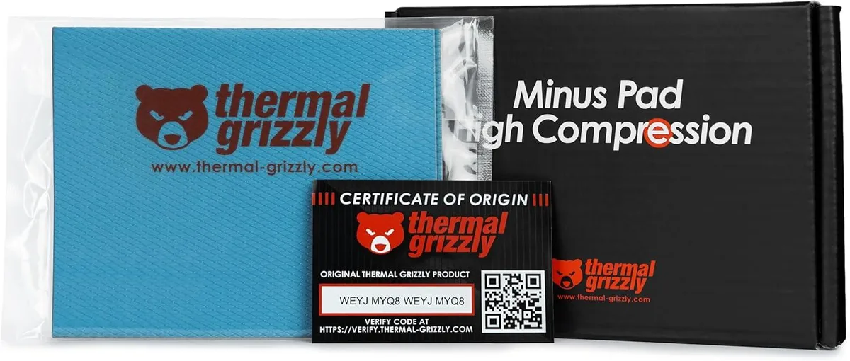 Thermal Grizzly Thermal Grizzly Minus Pad High Compression 120x100x5.0mm 2-Pack — foto produk