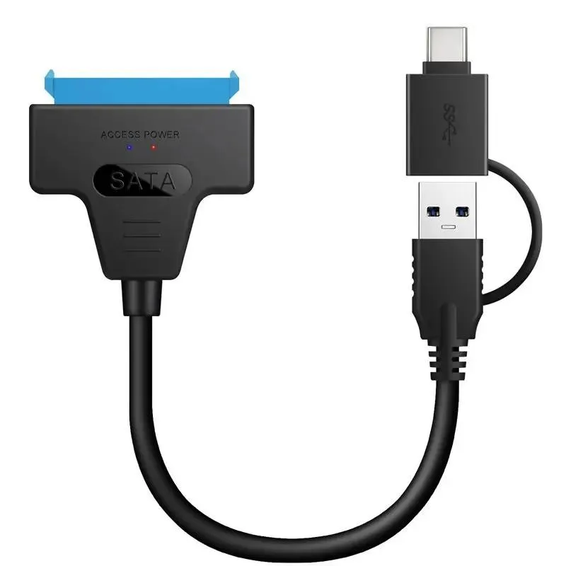 LUOM LUOM L06B2IN1 2.5" SATA to USB 3.0 Type-C Adapter Cable — foto produk