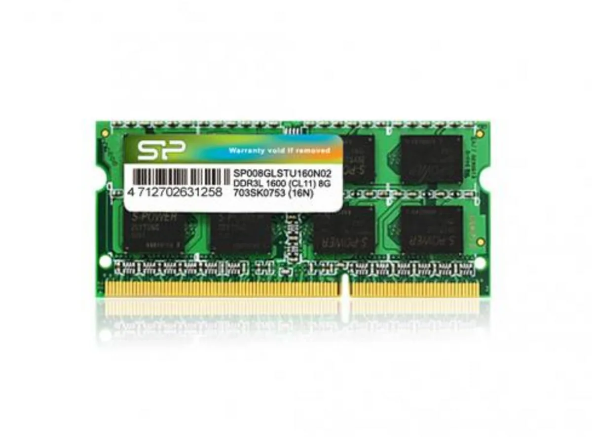 Silicon Power Silicon Power 8GB DDR3 1600 1.50V SoDIMM laptop RAM — produktbild