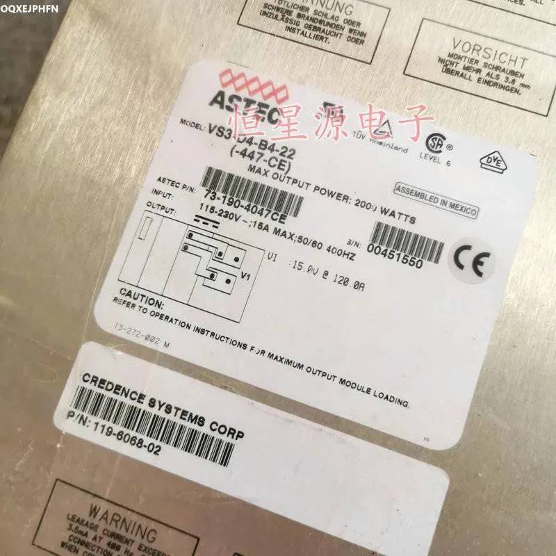 KHACHIMO KHACHIMO Power Supply VS3-D4-B4-22 73-190-4047CE 2000W 15V120A — photo du produit