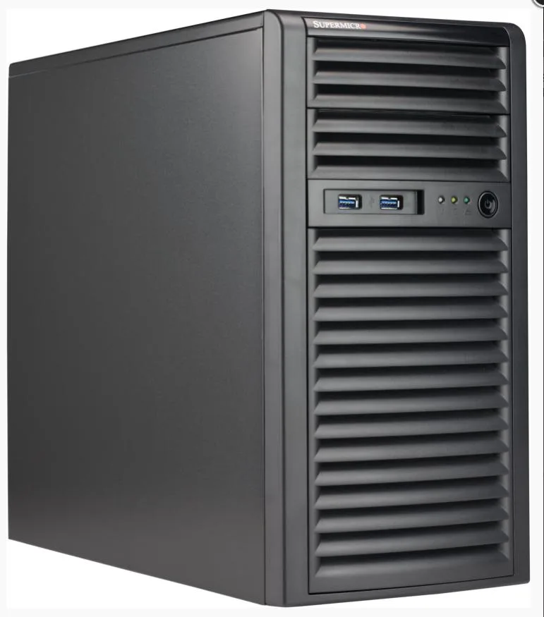 Supermicro Supermicro CSE-731I-404B Mini-Tower Server Chassis 400W — 商品写真