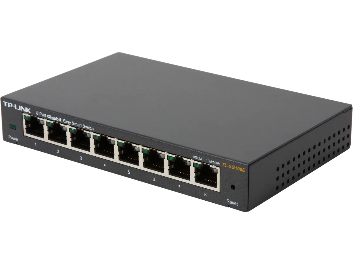 TP-Link TP-Link TL-SG108E 8-port Gigabit Smart network switch — produktfoto