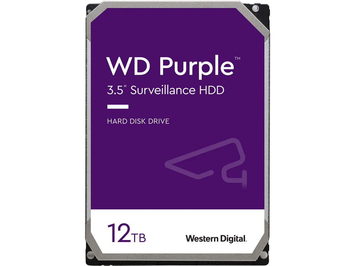 Western Digital Western Digital WD121PURZ 12TB 7200 RPM 256MB SATA 6.0Gb/s 3.5" internal hard drive — photo du produit