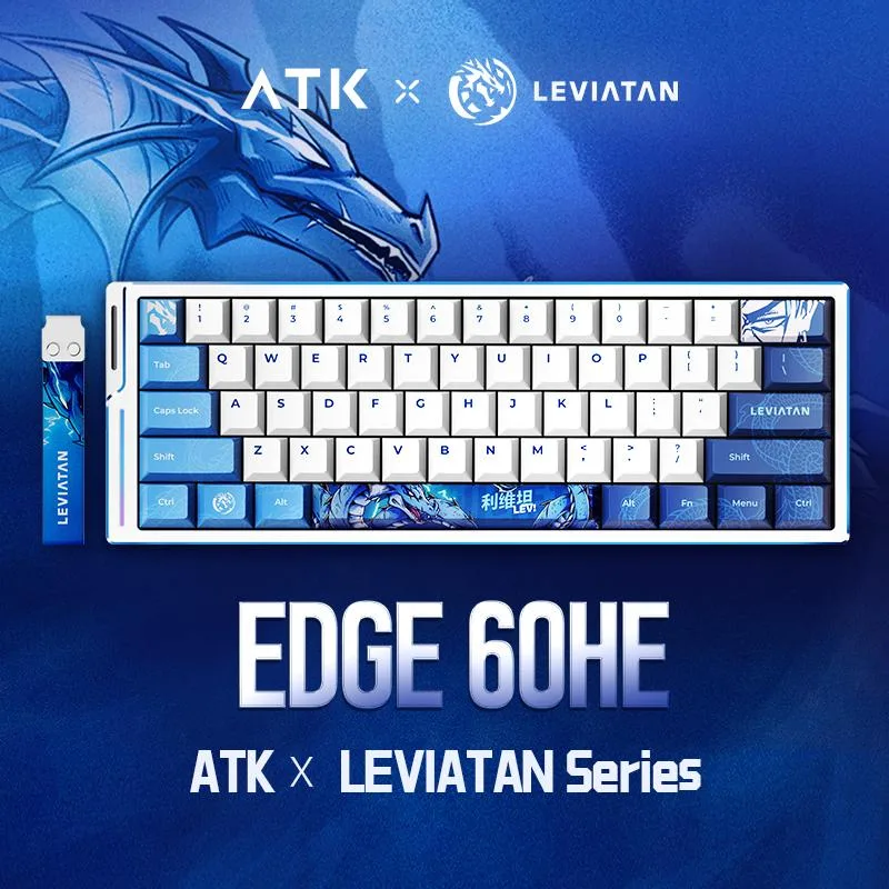 Compact 60% wired keyboard with full CNC aluminium case and RGB backlighting