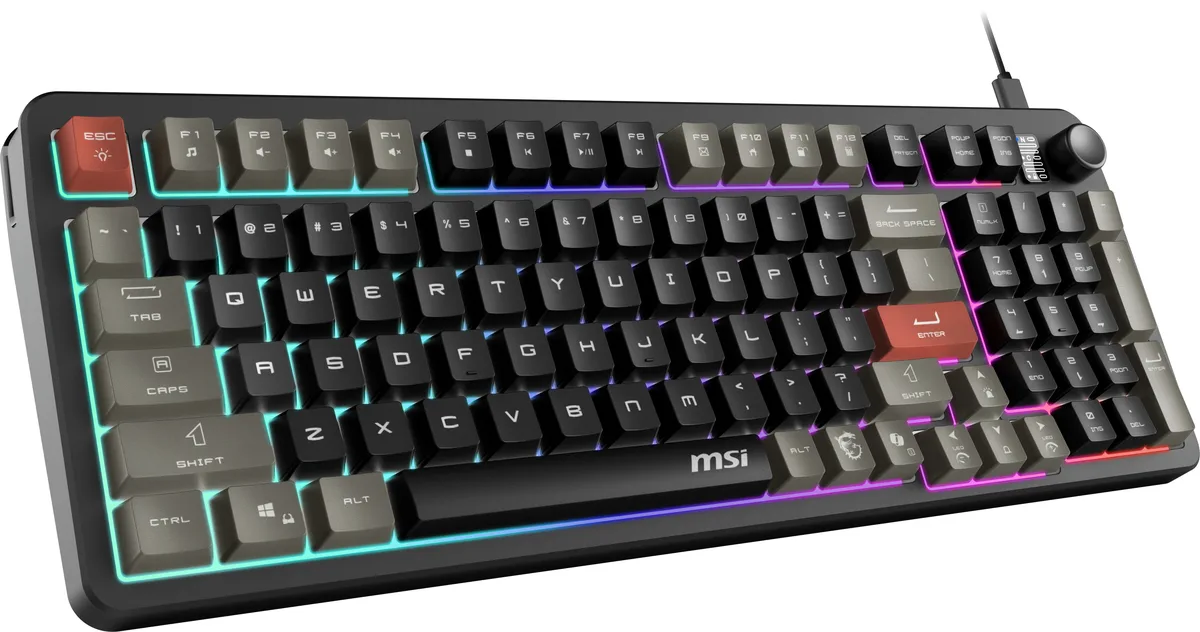 MSI MSI FORGEGK110 96% Membrane Gaming Keyboard — photo du produit