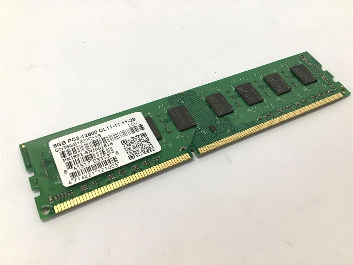 GeIL GeIL 8GB DDR3-1600MHz Desktop RAM GN38GB1600C11S 240pin — photo du produit