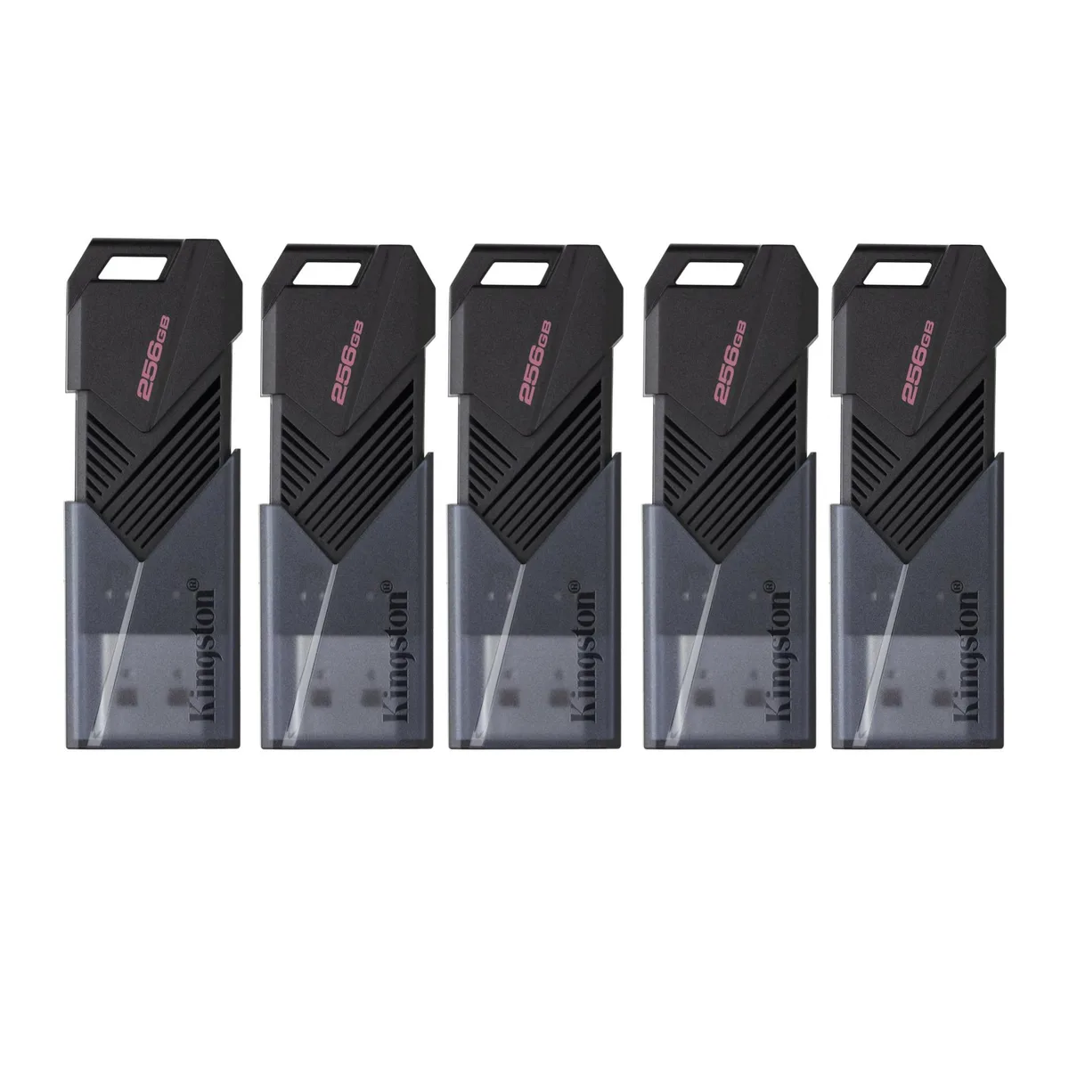 Kingston Technology Corp. Kingston Technology Corp. DataTraveler Exodia Onyx 256GB USB 3.2 flash drive 5-pack (Matte Black) — produktfoto