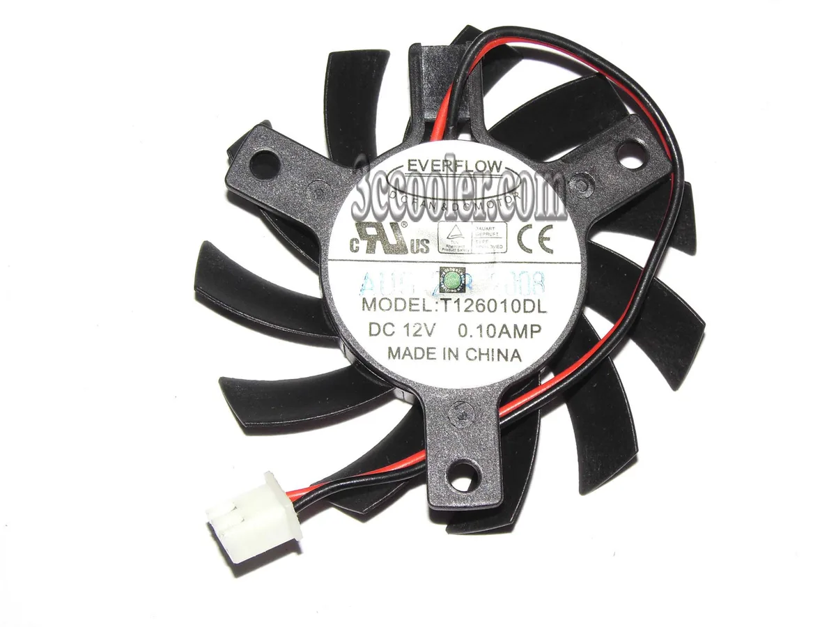 OEM Industries OEM Industries T126010DL 12V .1A 2-pin CPU cooler — foto del producto