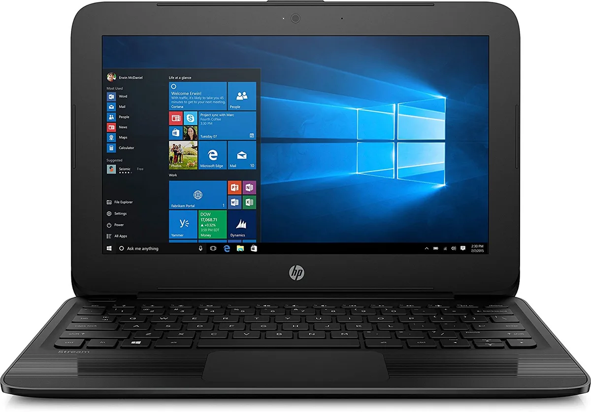 HP HP Stream Pro G3 11.6" 2-in-1 Laptop Celeron N3060 4GB 64GB Black Z1Z88UT-ABA — tuotekuva